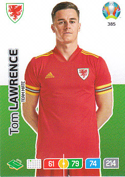 Tom Lawrence Wales Panini UEFA EURO 2020#385